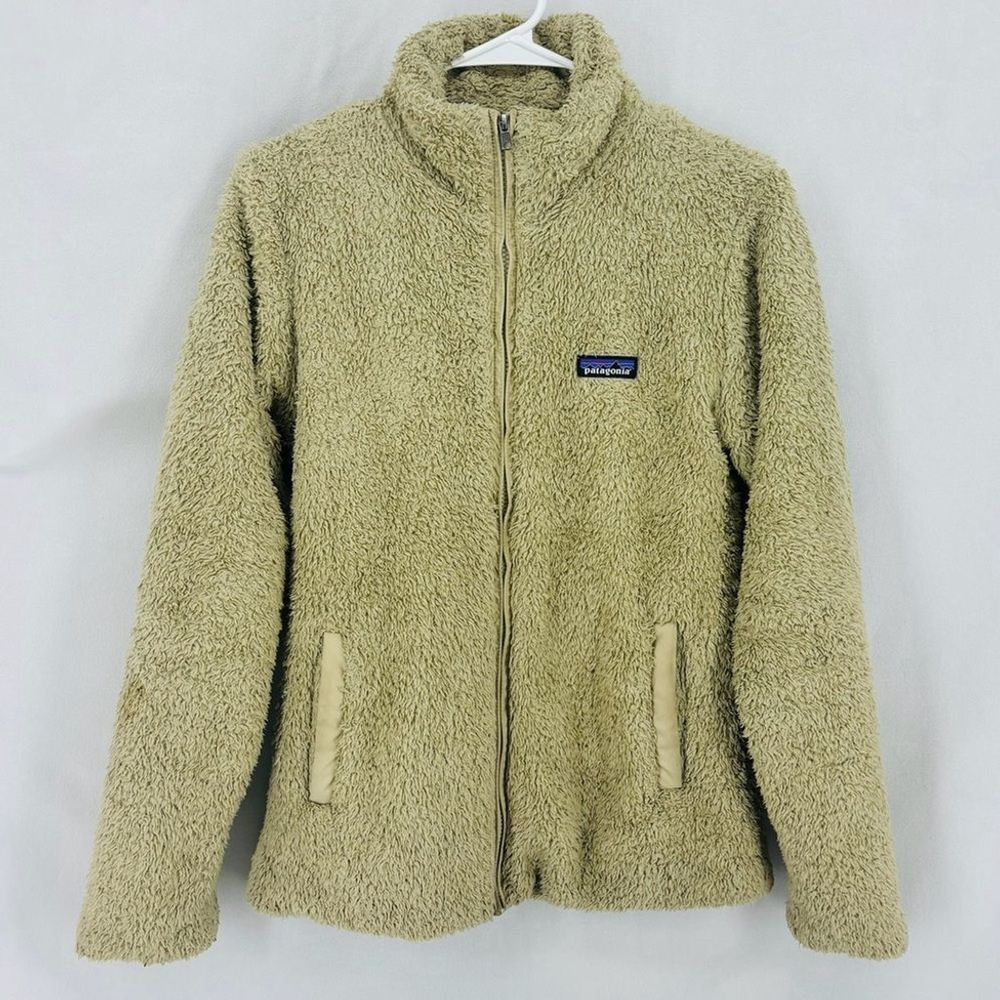 Patagonia Women's Olive Green Teddy Fleece Jacket